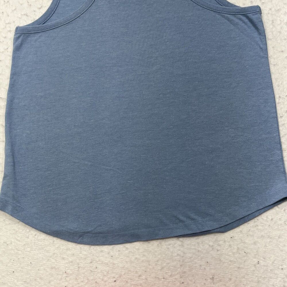 League Women's Large Blue Tank Top Sunshine on my Mind Lake Burton Georgia - Picture 11 of 12
